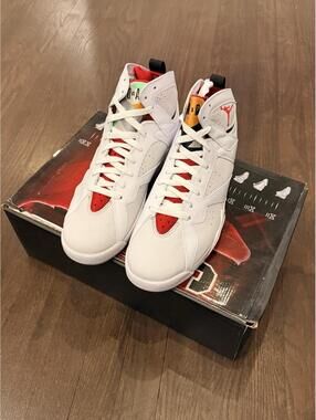 AIR JORDAN 7 RETRO SIZE 9.5 BUGS BUNNY HARE COUNTDOWN 2008 BRAND NEW NIKE 🔥🔥🔥